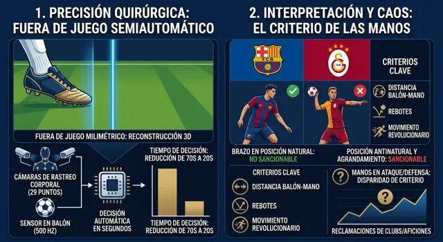 VAR, milímetros y manos: ¿más justicia o menos confianza en el gol?