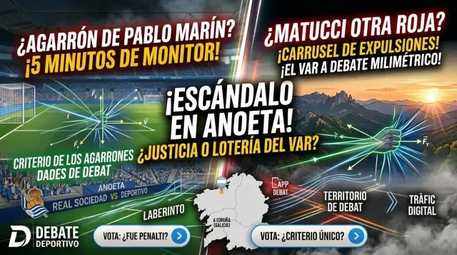 Real Sociedad–Deportivo: ¿fueron justas las rojas a Marín y Amatucci?