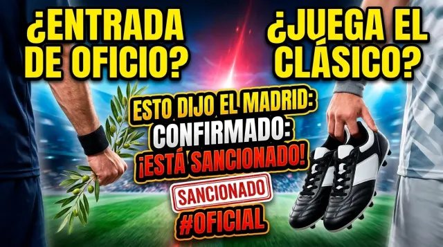 Portada de YouTube Debate Deportivo sobre la polémica del VAR y el Clásico, con anclaje a votación online sobre si fue justo.